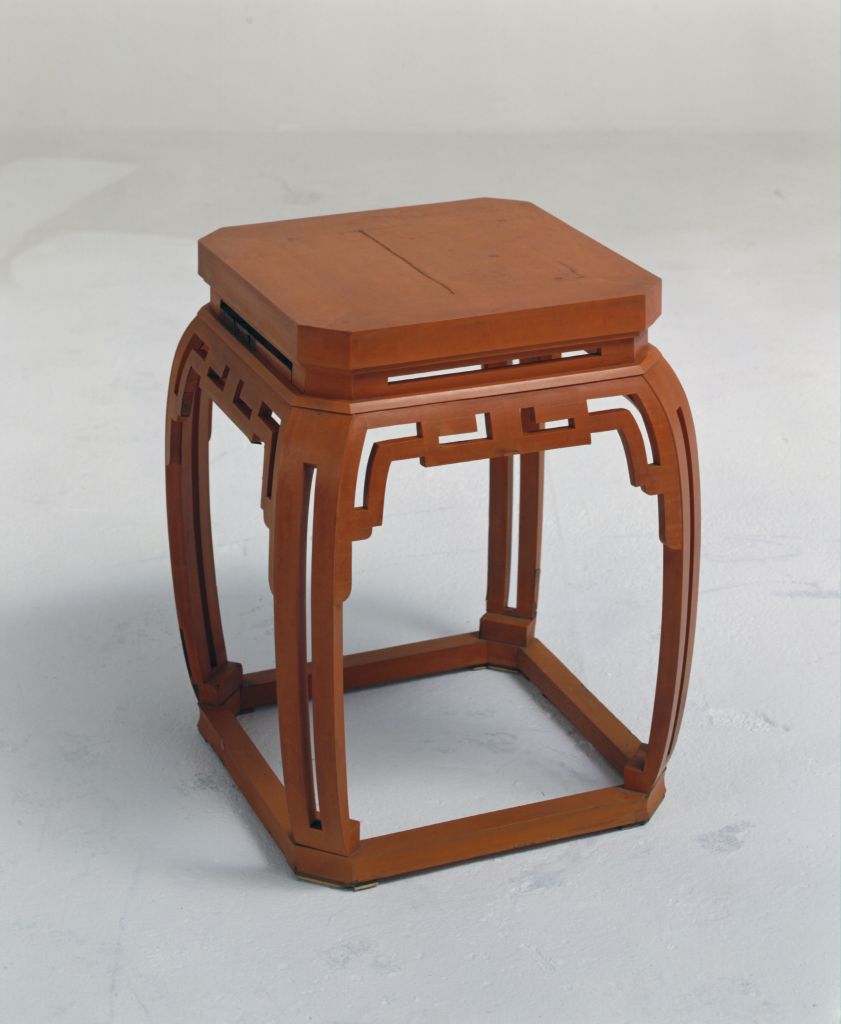 图片[1]-Asparagus square stool-China Archive